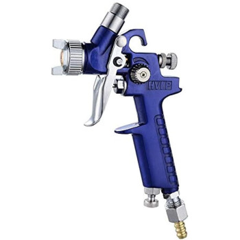 Airbrush Kit HVLP Air Spray Gun Touch Up Paint Sprayer Gravity Car Furniture Small Repair Gun Manual Pneumatic Tools High Automization Spray Paint Nozzle Auto Car Painting