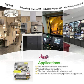 Abbasali Multipurpose AC to DC Switching Power Supply Driver, LED Driver Transformers/Camera Power Supply/LED Strip Switch Driver (5V, 2A)