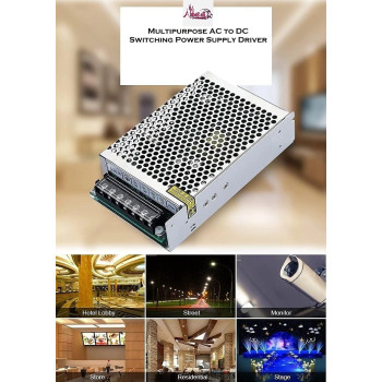 Abbasali Multipurpose AC to DC Switching Power Supply Driver, LED Driver Transformers/Camera Power Supply/LED Strip Switch Driver (5V, 2A)
