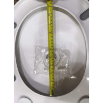 Toilet Seat Cover, White, Oval Shape