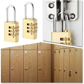 Abbasali Mini 3 Digits Number Password Code Lock Combination Padlock Resettable For Travelling Bag Door (3)