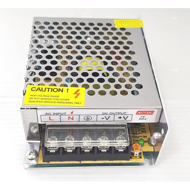 Abbasali Multipurpose AC to DC Switching Power Supply Driver, LED Driver TransFormers/Camera Power Supply/LED Strip Switch Driver (5V, 5A)