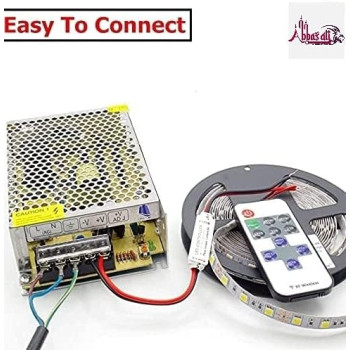 Abbasali Multipurpose AC to DC Switching Power Supply Driver, LED Driver TransFormers/Camera Power Supply/LED Strip Switch Driver (5V, 5A)