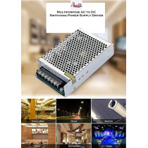 Abbasali Multipurpose AC to DC Switching Power Supply Driver, LED Driver TransFormers/Camera Power Supply/LED Strip Switch Driver (5V, 5A)