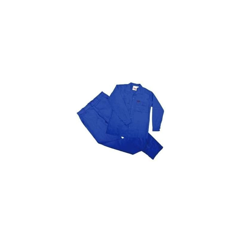 Abbasali Twill Cotton Blue Paint Shirt With Long Sleeve & Pant Set (3 XL), Regular Fit