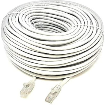 Abbasali 50 Meter RJ45 Cat6 Ethernet Lan Network Grey Cable