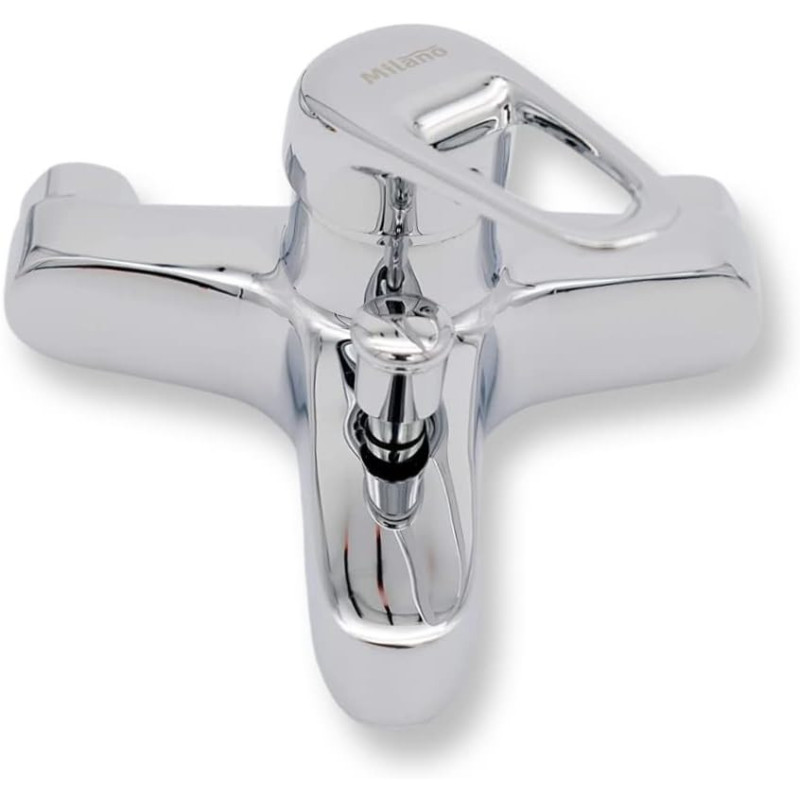 Milano Single Lever Bathroom Shower Mixer Milano Tarki, Bathroom Fixers, Silver