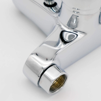 Milano Single Lever Bathroom Shower Mixer Milano Tarki, Bathroom Fixers, Silver