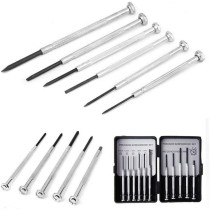Abbasali 11Pcs Micro Screwdriver Set Precision Tool Watch Jewelry Glasses Repairs Kit Small Screwdriver Set For Electronics, Toys Computer Watch Repair