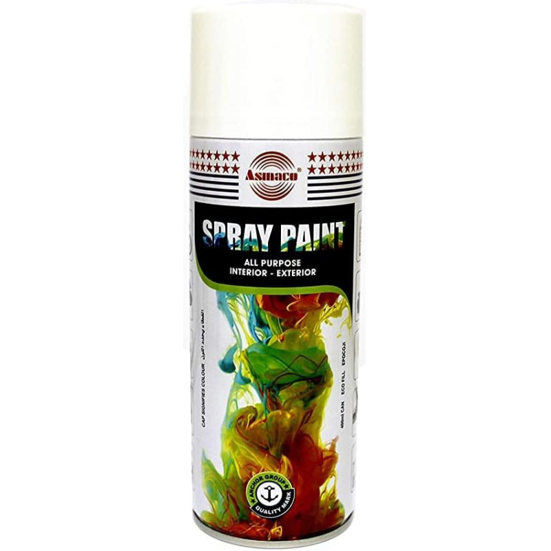 Asmaco Spray Paint, Asmaco007, White