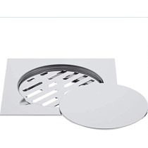 COOLBABY Stainless Steel 150 mm Bathroom Shower Floor Drain K18, Silver