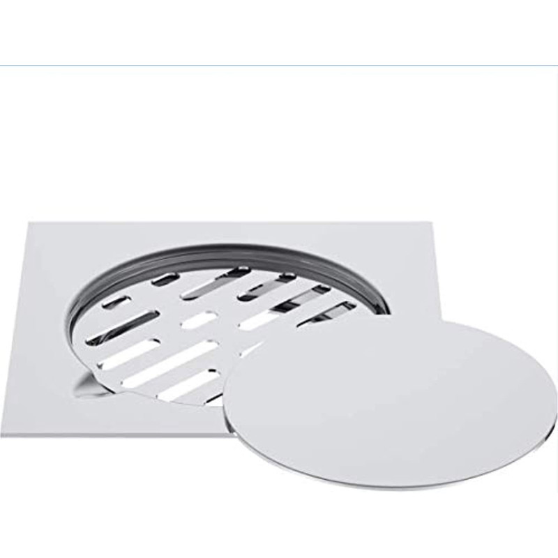 COOLBABY Stainless Steel 150 mm Bathroom Shower Floor Drain K18, Silver