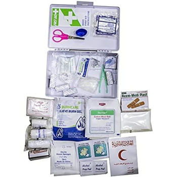 First Aid Kit Heavy Duty Plastic, Can Be Use For 15 To 20 People For Work Space, Car, Small Office, Warehouse - First Aid Box