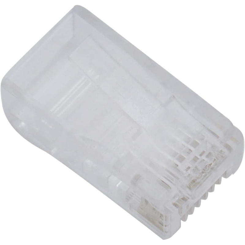 Abbasali RJ-45 CAT6E Connector, Pack of 100