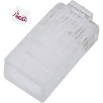 Abbasali RJ-45 CAT6E Connector, Pack of 100