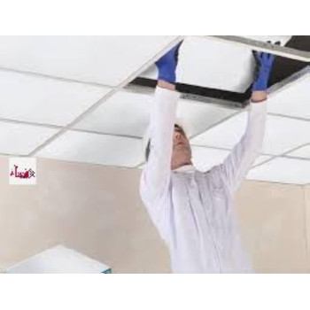 Abbasali Gypsum Ceiling Tile 600x600x7mm (Pack Of 8 Pieces)