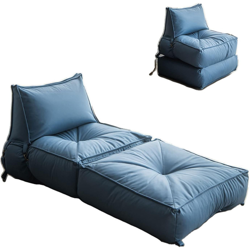 Deep Sleep Bean Bag Soft and comfortable Lounger chair Living Room Furniture Bed Folding Recliner Sofa with Filler Living Room Lazy Couch DS-BBS-05
