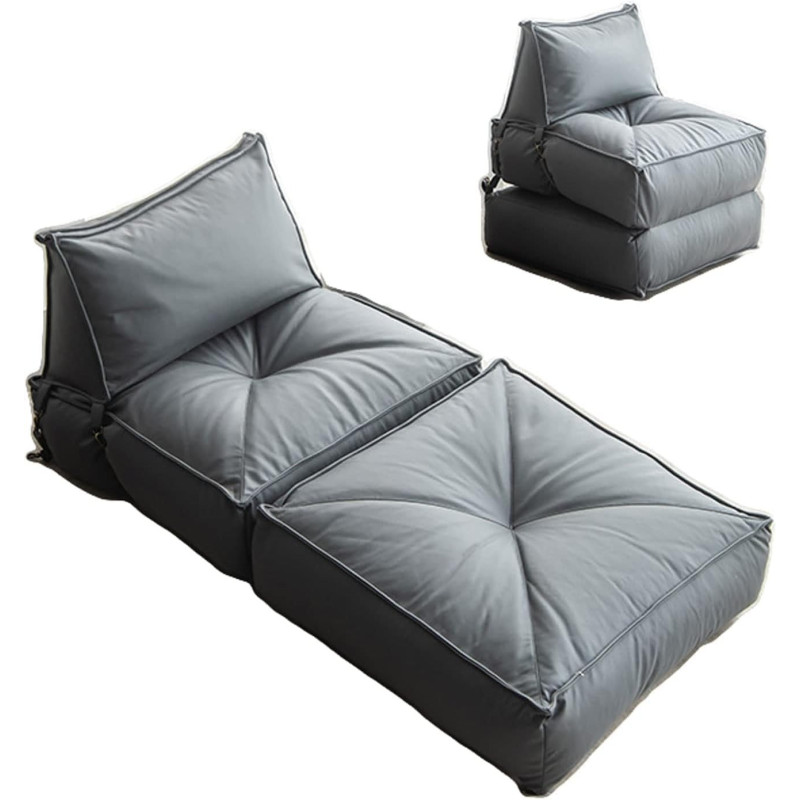 Deep Sleep Bean Bag Soft and comfortable Lounger chair Living Room Furniture Bed Folding Recliner Sofa with Filler Living Room Lazy Couch DS-BBS-04