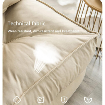 Deep Sleep Bean Bag Soft and comfortable Lounger chair Living Room Furniture Bed Folding Recliner Sofa with Filler Living Room Lazy Couch DS-BBS-03