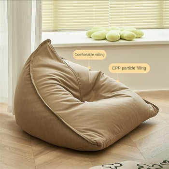 Deep Sleep Couches for Living Room Lazy Sofa Balcony Lying Leather Single Chair Sofa Bedroom Living Room Study Leisure Sofa DS-BB-05