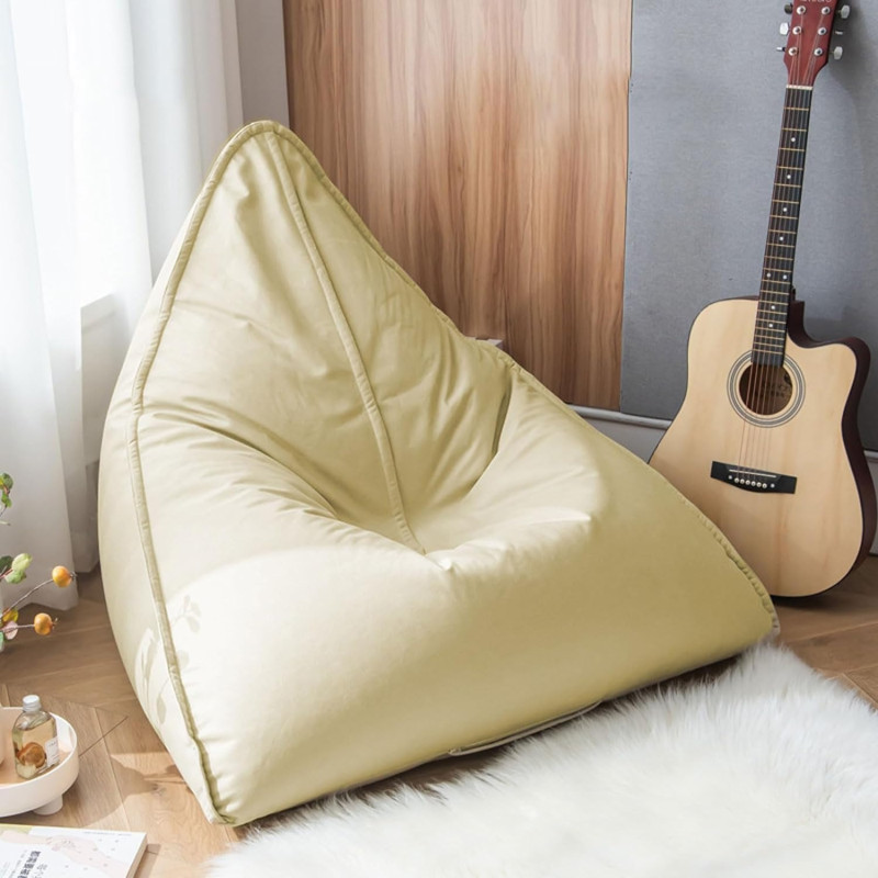 Deep Sleep Couches for Living Room Lazy Sofa Balcony Lying Leather Single Chair Sofa Bedroom Living Room Study Leisure Sofa