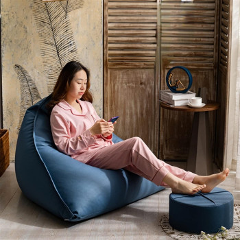 Deep Sleep Couches for Living Room Lazy Sofa Balcony Lying Leather Single Chair Sofa Bedroom Living Room Study Leisure Sofa DS-BB-01