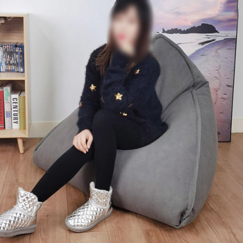 Deep Sleep Couches for Living Room Lazy Sofa Balcony Lying Leather Single Chair Sofa Bedroom Living Room Study Leisure Sofa ‎DS-BB-06