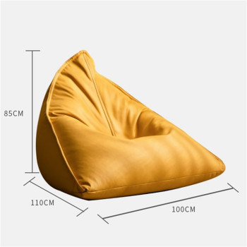 Deep Sleep Couches for Living Room Lazy Sofa Balcony Lying Leather Single Chair Sofa Bedroom Living Room Study Leisure Sofa DS-BB