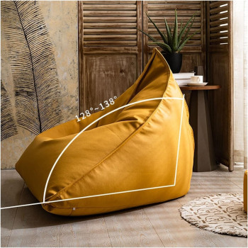 Deep Sleep Couches for Living Room Lazy Sofa Balcony Lying Leather Single Chair Sofa Bedroom Living Room Study Leisure Sofa DS-BB