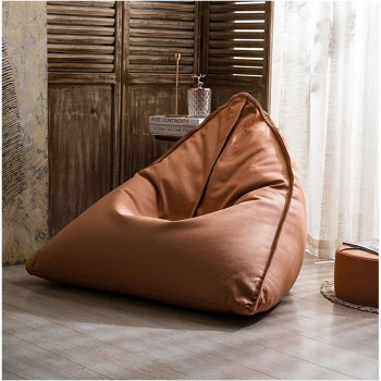 Deep Sleep Couches for Living Room Lazy Sofa Balcony Lying Leather Single Chair Sofa Bedroom Living Room Study Leisure Sofa DS-BB