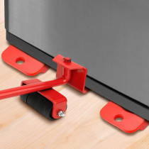 DEEP SLEEP EVERY NIGHT Furniture Lifter with 4 Pack Moving Sliders, Heavy Duty Transport Shifter Saving Crowbar Hand Tool Set for Sofas, Desks, and Refrigerators TW-32251