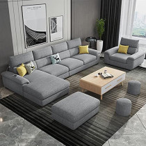 Deep Sleep Overstuffed Multifunction Wood Frame Furniture Sofa Living Room Full Set