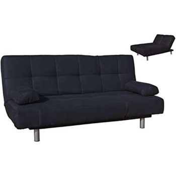 good luck foam factory llc Sofa Cum Bed (Black)