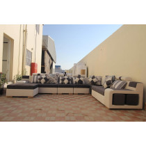 Living Room Sofa - Sofa - Fashion Fabric Sofa - Combination Set - Cafe Hotel Furniture - Simple Leisure Sofa,gray