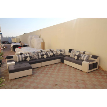 Living Room Sofa - Sofa - Fashion Fabric Sofa - Combination Set - Cafe Hotel Furniture - Simple Leisure Sofa,gray
