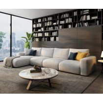 Nordic sofa 7 seater combination luxury sofa set living room modern small home corner sofa fabric (Right)