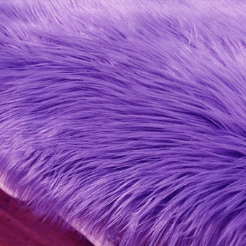 Soft Faux Sheepskin Fur Rug Soft Fluffy Carpets Chair Couch Cover Seat Area Rugs For Bedroom Sofa Floor Living Room Home Decor Nursery (Purple)