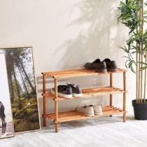 3-Tier Wooden Shoe Rack