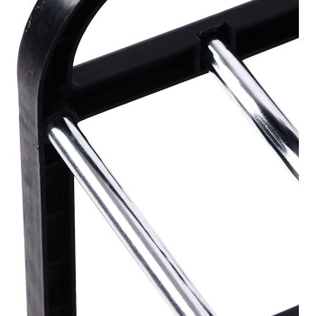 5 Tier Shoe Rack Organiser, Quick Assembly No Tools Required, Holds upto 10-12 pairs (L) 18.5cm x (W) 42cm x (H) 71 cm (Black)