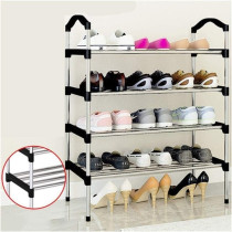 Adjustable Shoe Storage Shoe Rack Organiser Shelf Hold Stand for 28 Pairs Shoe, 2020 New Upgrade Sturdy Design, Space Saving, Easy Assemble (Size(58x26x82)