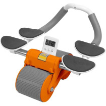 Automatic Rebound Ab Abdominal Exercise Roller Wheel - Exercise Roller Wheel with Dual Elbow Support and Timer- Abs Roller Wheel Core Exercise Equipment, CE-25149