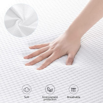 Bed Wedge Pillow with Memory Foam Top – Wedge Pillow for Snoring, Neck Pillow for Pain Relief, Shoulder Pain, Back Pillow (W 55 x L 55 cm, Standard: 8)