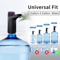 BIMVER Water Dispenser Pump for 5 Gallon Bottle, Upgraded Quantitative Drinking Water Pump Portable USB Charging Electric Bottle Pump Multipurpose Dispenser 2-5 Gallon Jugs