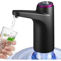 BIMVER Water Dispenser Pump for 5 Gallon Bottle, Upgraded Quantitative Drinking Water Pump Portable USB Charging Electric Bottle Pump Multipurpose Dispenser 2-5 Gallon Jugs