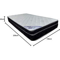 Deep Sleep Box Top Medicated Mattress 200x160x20 Cm