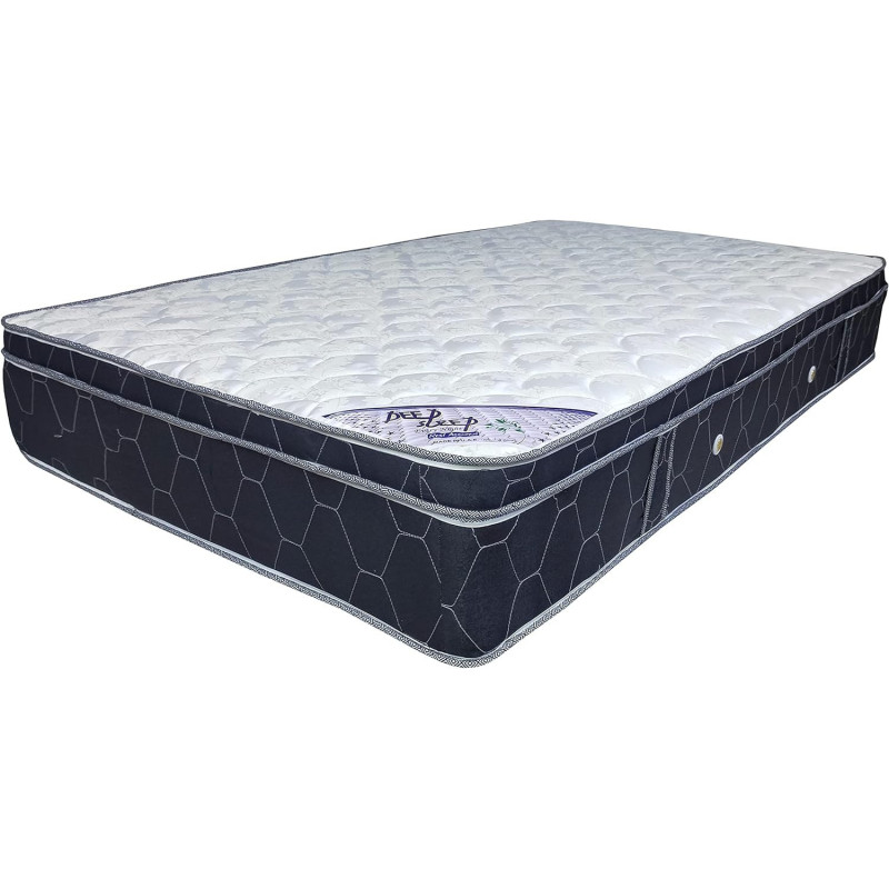 Deep Sleep Box Top Medicated Mattress Queen - W 150 x L 190 x D 20 cm
