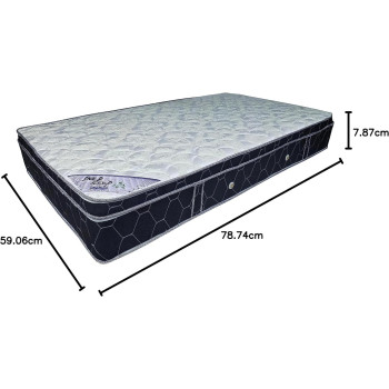 Deep Sleep Box Top Medicated Mattress Queen - W 150 x L 200 x D 20 cm