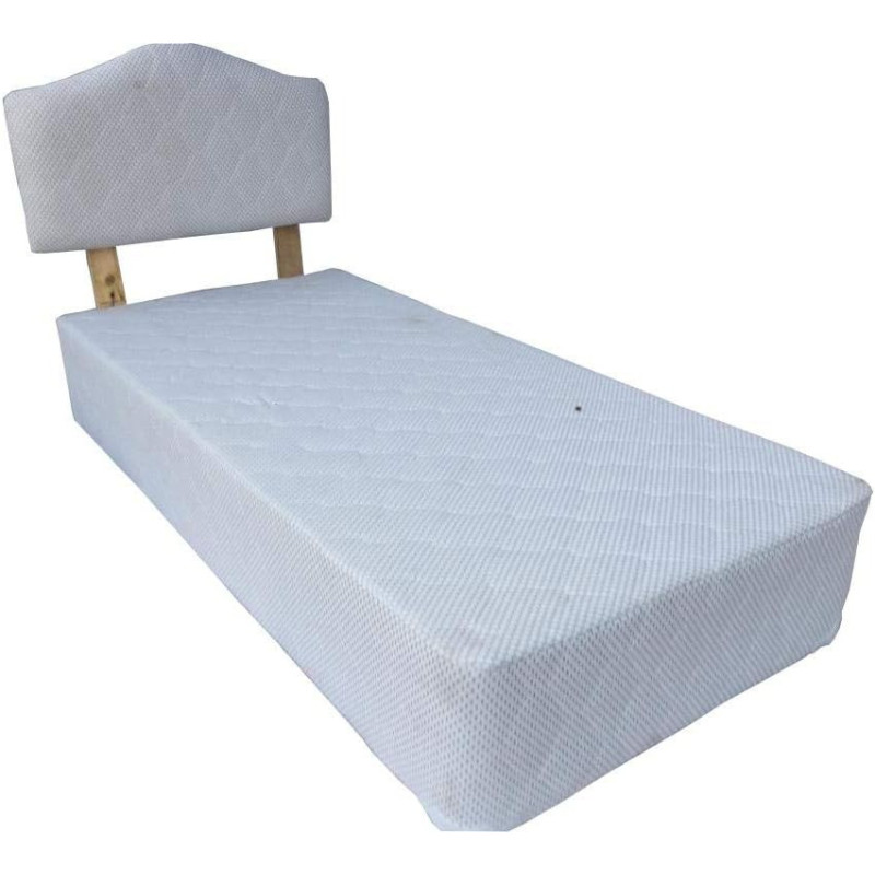 Deep Sleep Devan Bed With Headboard And Pillow Top Mattress Size 90X190 cm