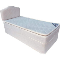 Deep Sleep Devan Bed With Headboard With Spring Pillow Top Mattress 150X190 cm
