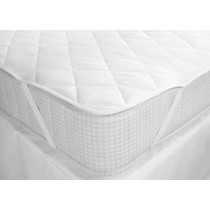 Deep Sleep Double/Full Size 120X190 CM, Satin,Space Pattern, White - Matress Protectors